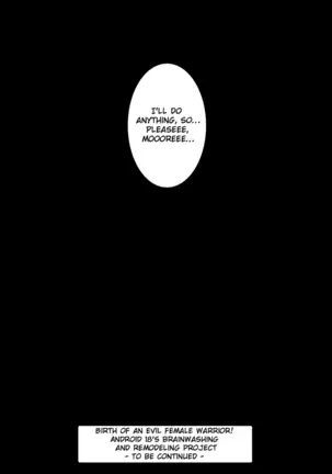 Tanjou!! Aku no Onna Senshi Jinzou Ningen 18-gou Sennou Kaizou Keikaku -Joshou-