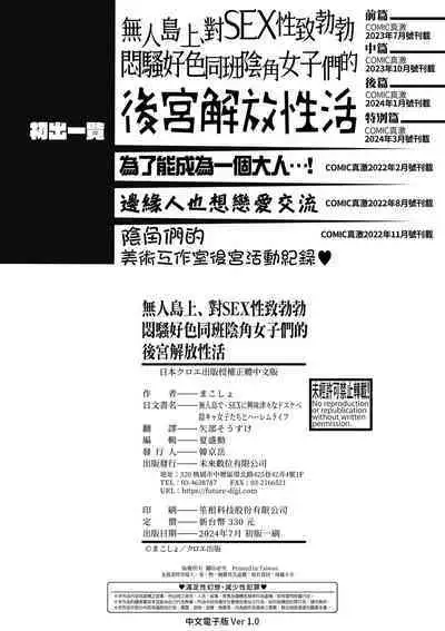 Mujintou de, SEX ni Kyoumi Shinshin na Dosukebe InCha Joshi-tachi to Harem Life