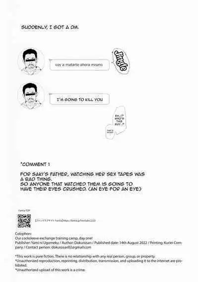 (C100) [Yami ni Ugomeku (Dokurosan)] Watashi-tachi no Onaho Koukan Gasshuku Ichinichime! | Our Onahole Replacement Boarding House - Day 1! + Extra Paper [English] {Doujins.com}