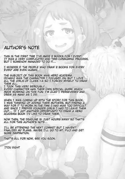 (C90) [Eight Beat (Itou Eight)] Uraraka Ura Fuuzoku | Uraraka's Behind-the-Scenes Prostitution (Boku no Hero Academia) [English] [TekColor] [Colorized]