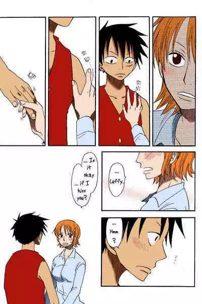 [CHANNEL KING (Fujisaki Kazuko)] Dakishimetara Kiss o Shiyou. (One Piece) [English] [Colorized]