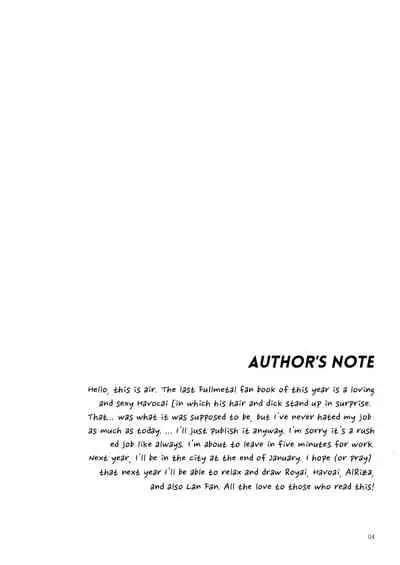 [chicken zombies (air)] I don't care to keep on being your slave. - Anta no Dorei no mama de ii | I'm Happy, Even as your Slave (Fullmetal Alchemist) [English] [Pearallelogram]