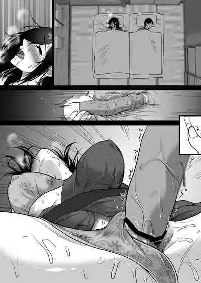 [Hachikou] Ochiru toki 3 -Ryokan no Kyakushitsu de Otto no Shuushin-Chuu Okonawareru Tanin Koubi-