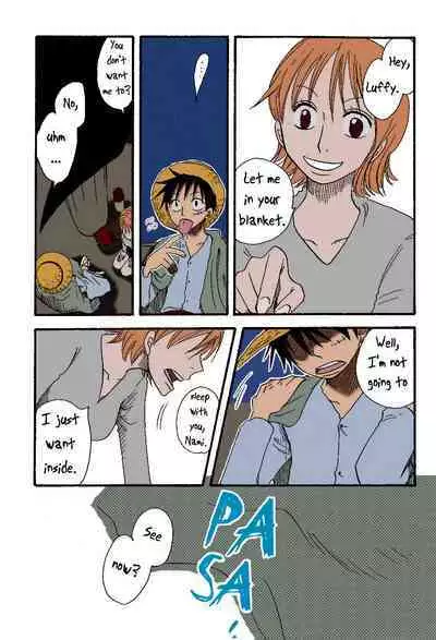 [CHANNEL KING (Fujisaki Kazuko)] Dakishimetara Kiss o Shiyou. (One Piece) [English] [Colorized]