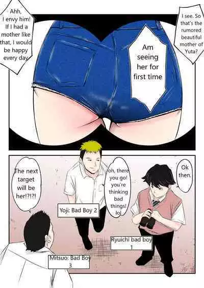 Haha wa Koshite Musuko ga Nozoki Miru Mae de Aku Tachi no Sukebe Yakko ni Ochita