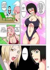 (C82) [Naruho-dou (Naruhodo)] Tsunade no In Suiyoku | Tsunade's Obscene Beach (Naruto) [English] {doujin-moe.us} [Colorized]
