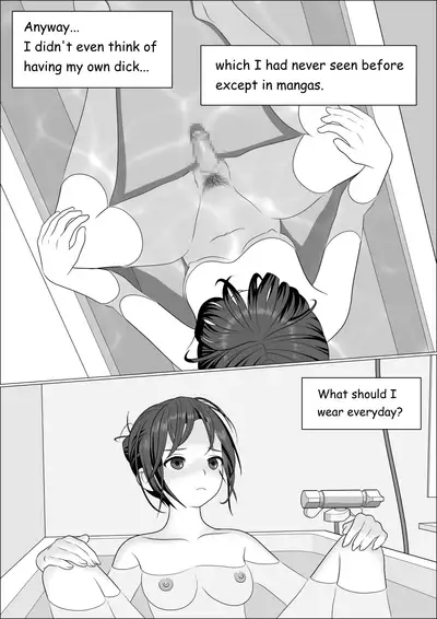 [Herikutsu Ryuutsuu Center] Chinpo Lady Fujoshi ni Chinpo ga Haemashita | CHINPO LADY An Otaku Girl Grows a Dick [English] [Digital]