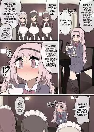 [Izumo Gasshuukoku (Momomo Gasshuukoku)] Futanari Ojousama-chan ~Senzoku Maid-san ni Shasei no Otetsudai o Shite Moraimasu!~ | ~Futanari Mistress Has Her Maids On Nut Busting Duty!~ [English] [Mr_Person Translation]
