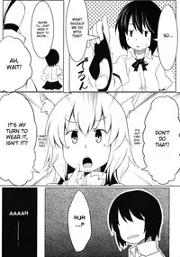 (Reitaisai 7) [Tenrake Chaya (Ahru)] Omakase! Momimomi Wanwan O! (Touhou Project) [English] [DesuDesu]