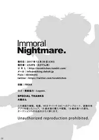 [Ebitendon (Torakichi)] Immoral Nightmare. [Digital]