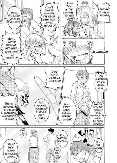 [NippatsuKokuhou (Kaneko Ken)] Nozoki Miru Joshi-tachi ~Danshi Toilet Hen~ | Peeking girls at boy's restrooms [English]