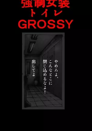 Forced Crossdress Toilet:grossy