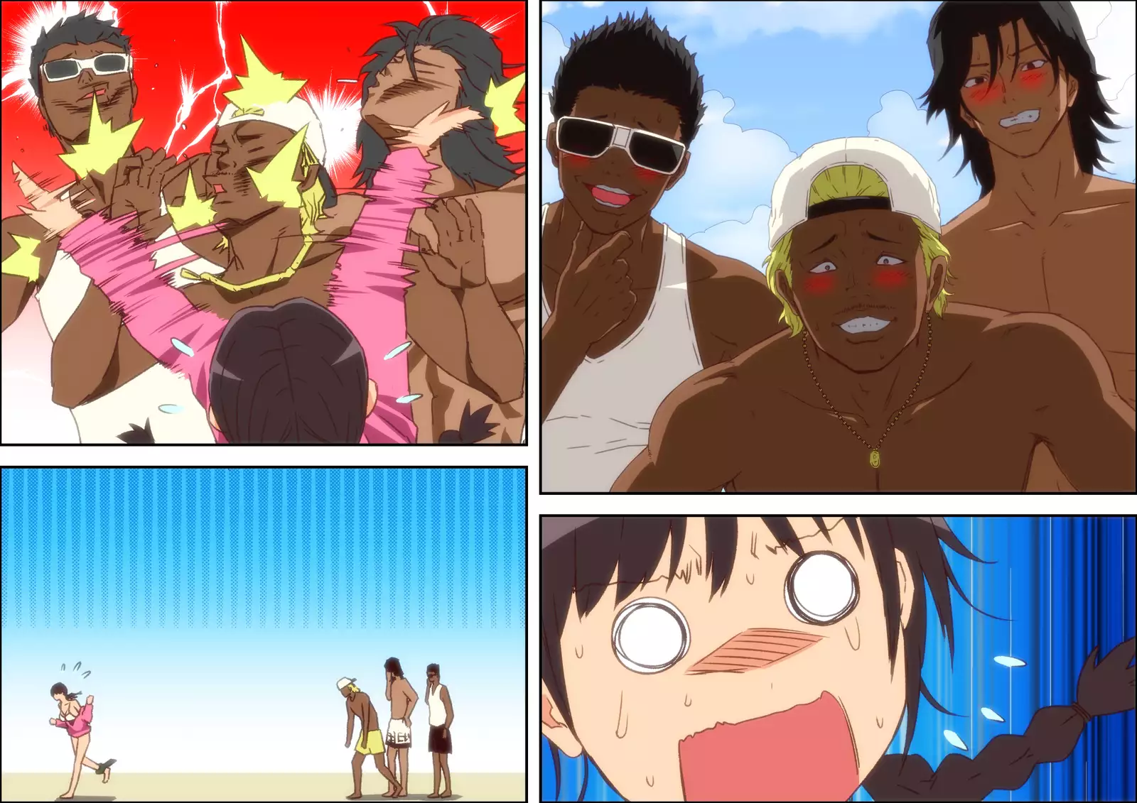 Kareshi Ga Irunoni Gouin Na Nanpa Otokotachi Ni Moteasobarechau Onnanoko