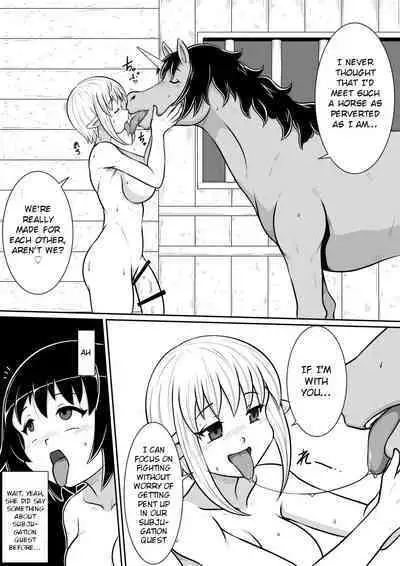 Tensei shitara Futanari Uma ni Narimashita Kouhen | Reincarnated as a Futanari Horse Second Part