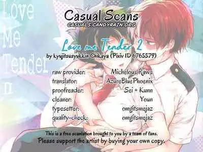 [Kyujitsusyukkin (Chikaya)] Love Me Tender 2 [English] Boku no Hero Academia (Casual Scans)