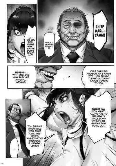 (C101) [Kocho Kocho Koukou (Bonten)] Nyuujoku no Ori ~Hitozuma Sousakan Atsuko~ | Snared and Defiled ~Agent Atsuko, Married Detective~ [English] [cutegyaruTL]