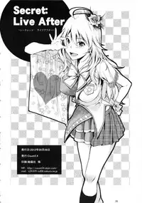 (Utahime Teien 2) [Count2.4 (Nishi)] Secret: Live After (THE IDOLM@STER) [English] [Crimson Leo]