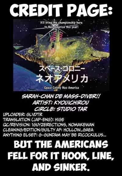 [Studio Tar (Kyouichirou)] Sara-chan de Mass-Diver!! | Mast-diving with Sarah-chan!! (Gundam Build Divers) [English] [Hige&HGnF] [Digital]