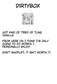 Manbiki Shoujo e no | For the Shoplifting Teenage Girl