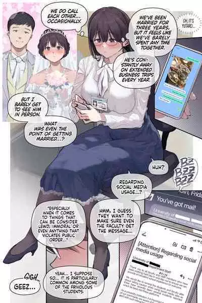 Intelli Hitozuma Amamiya Touko Sensei no Hatsujou | Touko Amamiya: Wife, Scholar, Professor in HEAT