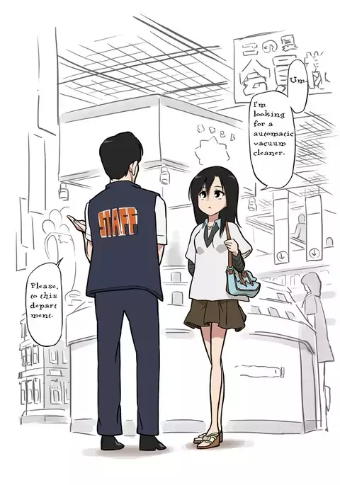 Soujiki ni Okasareta | Molested by a Vacuum Cleaner