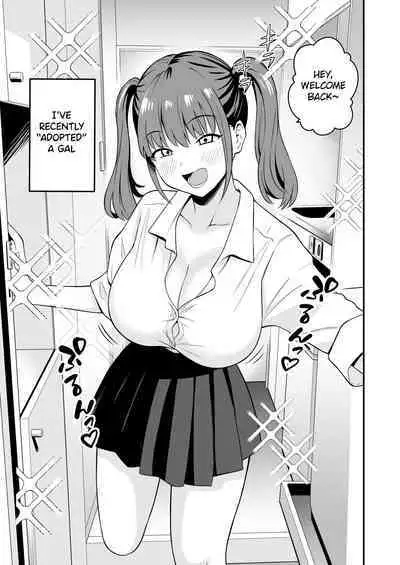 Oji-san ni Tsugou ga Ii Bakunyuu Iede Gal | A Gal who ran away from home conveniently for me