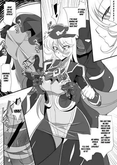 [Warabimochi] Heroine Harassment Shirogane no Anbarerl Hen Hitojichi o Torarete Nasu Subenaku Dosukebe Hero ni Kegasareru Aku no Onna Kanbu [English]
