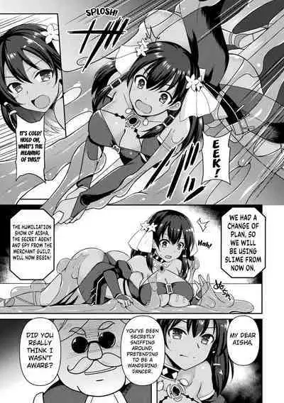 [Tenro Aya] Sticky Dance ~Mittei Aisha Chijoku no Slime Show~ | Sticky Dance. ~The Humiliation Show of Aisha the Spy~ (2D Comic Magazine Slime Kan Futaana Zeme de Funshutsu Acme Vol. 2) [English] [Kuraudo] [Digital]