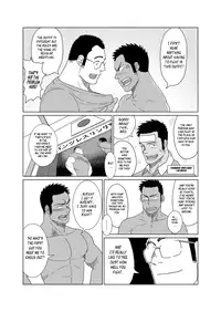 [Mousou Wakusei (Moritake)] Professional!? Muscular Underwear Wrestling + I Defintely Won't Model!! [English]