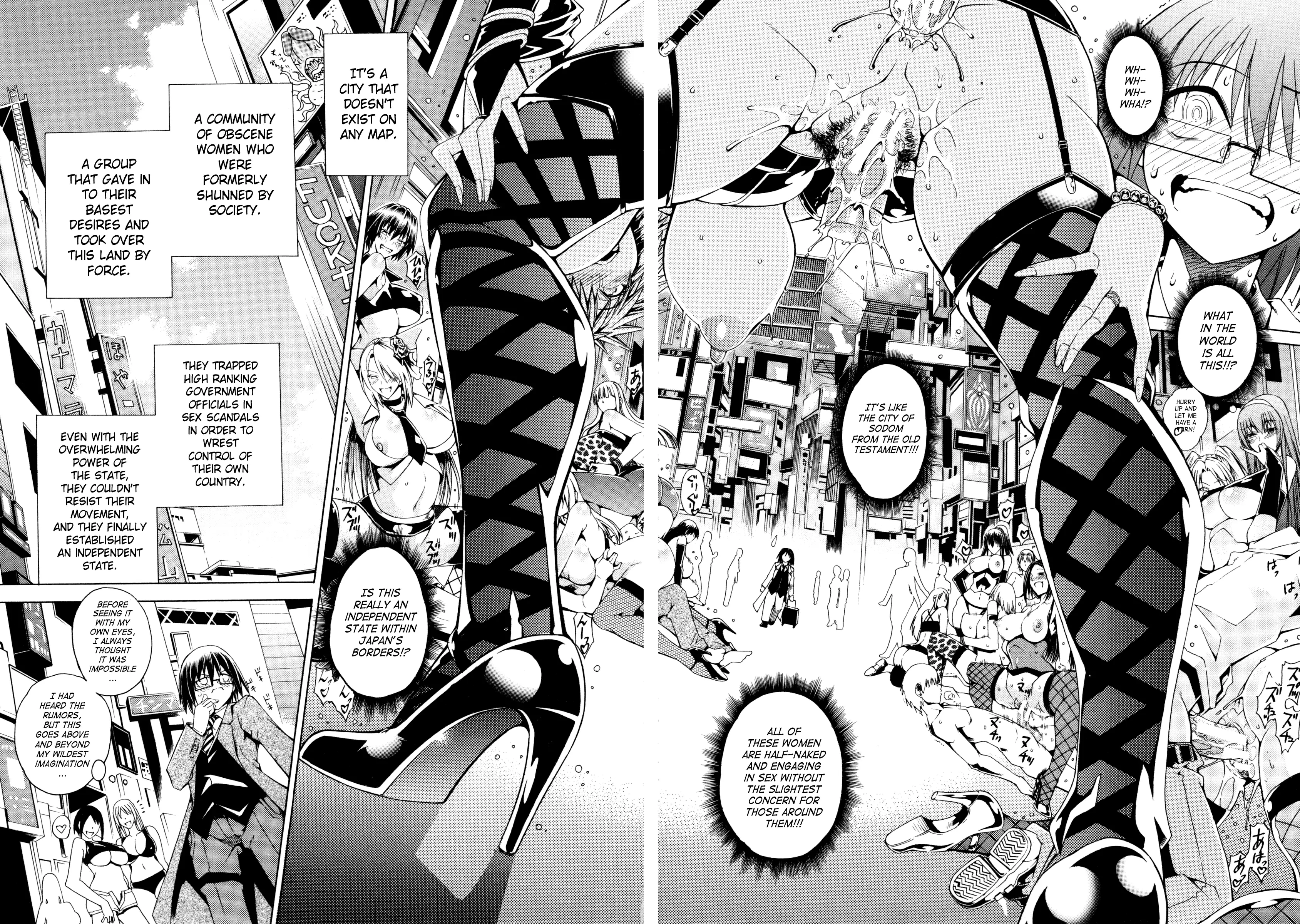 Koko wa Bitch gai !! - Here is a Bitch Street Ch. 1-2