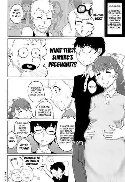 (COMIC1☆17) [Tomato Namaashi (Satou Iori)] Yoshizawa to Sugosu Yaneura no Gogo - Afternoon in the Attic with Yoshizawa (Persona 5) [English] =White Symphony=