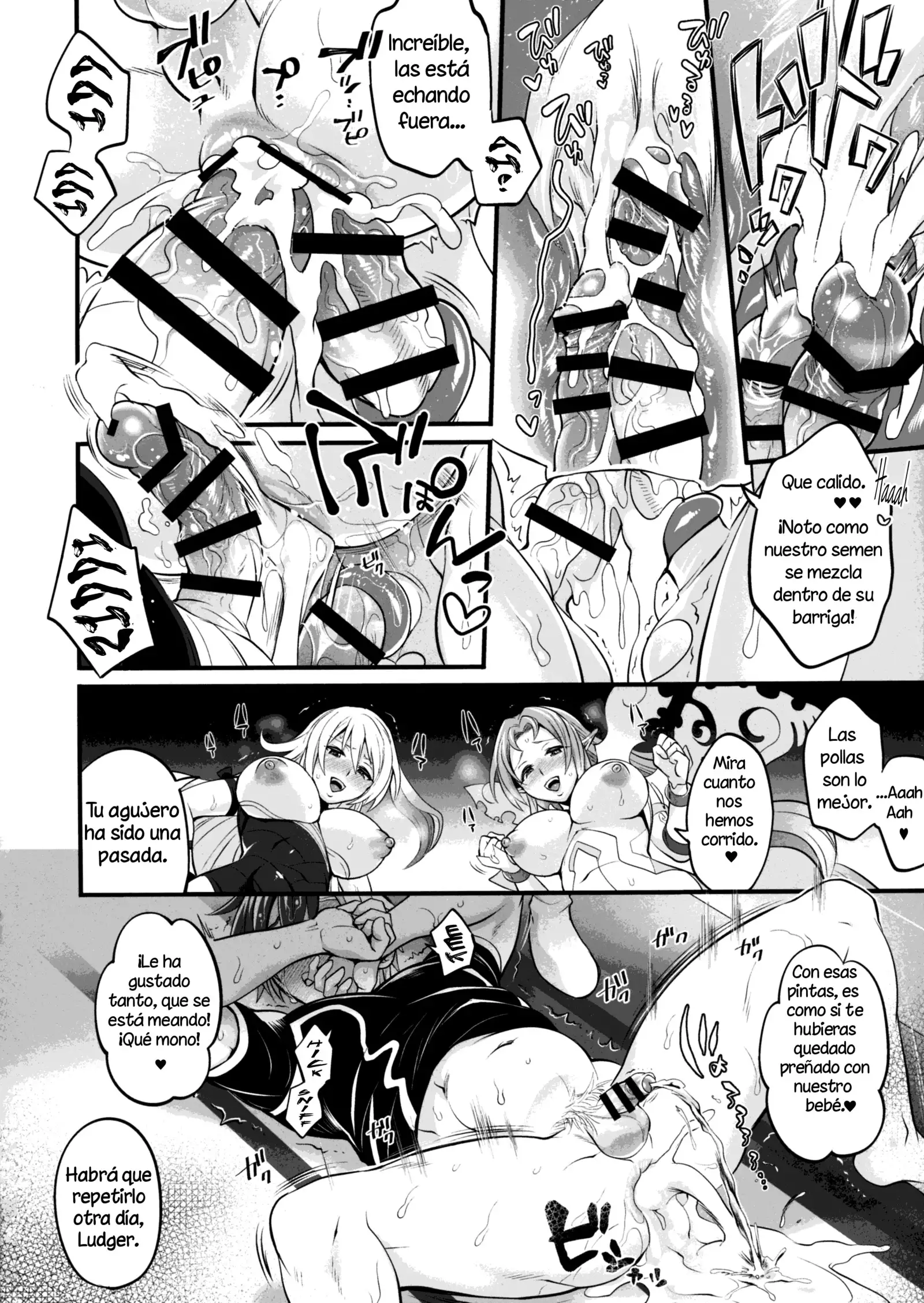 Futanari Seirei Shimai ni Shieki Sarechau!?