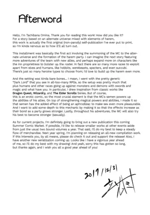 Tales of a Harem in Another World CH.1-3 + extra