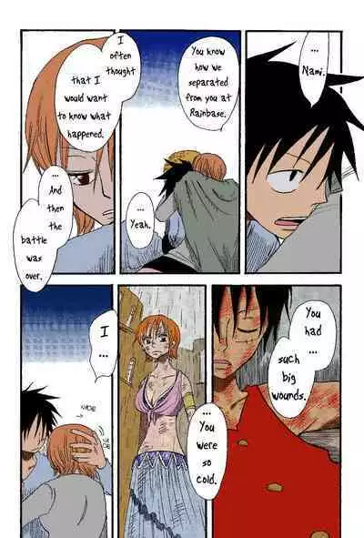 [CHANNEL KING (Fujisaki Kazuko)] Dakishimetara Kiss o Shiyou. (One Piece) [English] [Colorized]