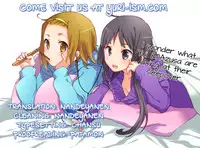 (C82) [milkberry (Kisaragi Miyu)] Yoru no Aida Dake no Mahou | Magic for Nighttime Only (K-ON!) [English] [Yuri-ism]