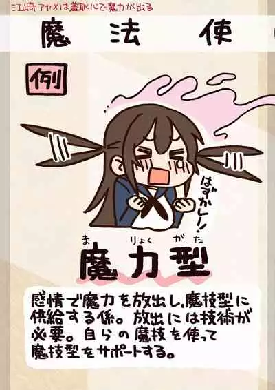 [カシオピュータ (豊音里ホヌ)] 江崎アヤメ羞恥心で魔力が出る