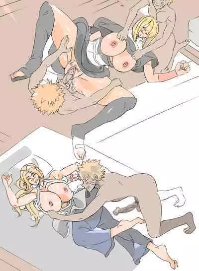 [Karyoten] Futari no Kinpatsu Kyonyuu no Onna-tachi o Chinpo no Horyo ni shimaru. Shuusei hon (Naruto)