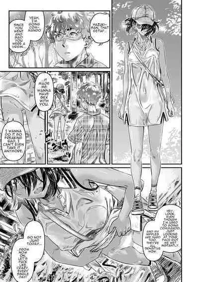 Hiyake no Bitch Shoujo wa, Doutei no Senpai o Yagai Sex ni Sasou | A Slutty Girl Who Was Tanning Seduced Her Virgin Senpai Into Outdoor Sex 2