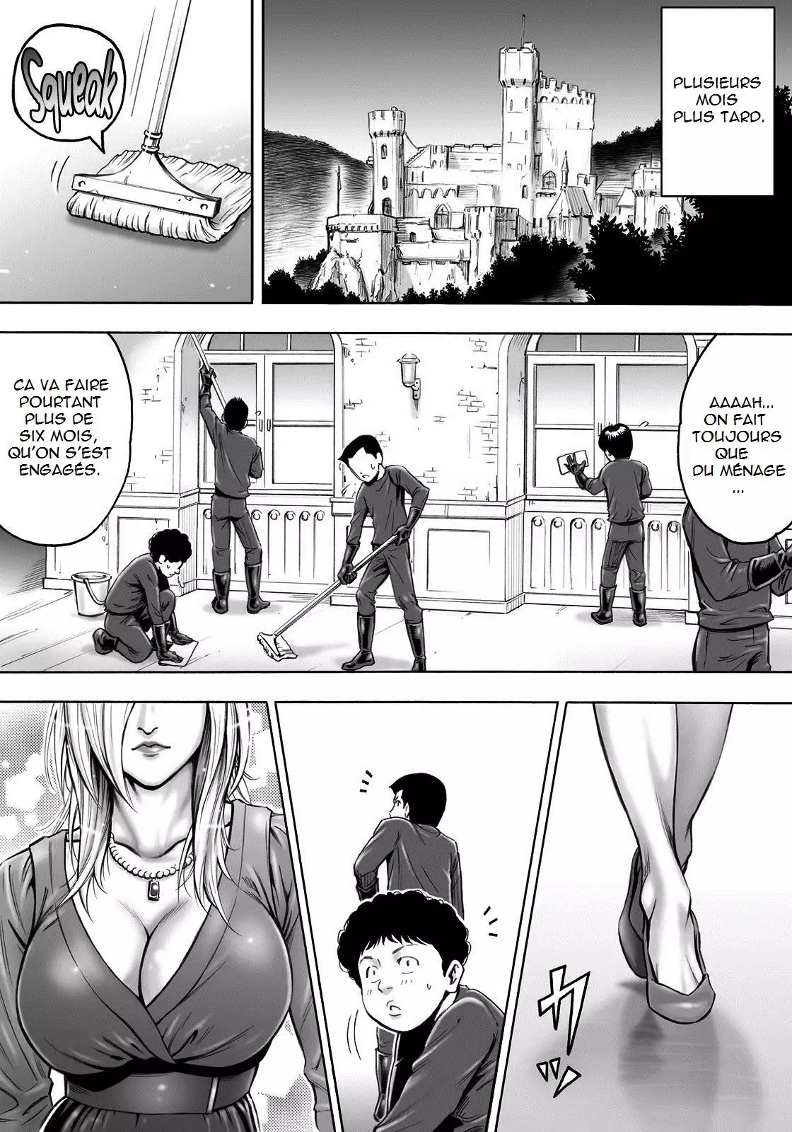 Aku no Onna Shuryou to Doutei Kouseiin | Evil Leader and the Virgin Members