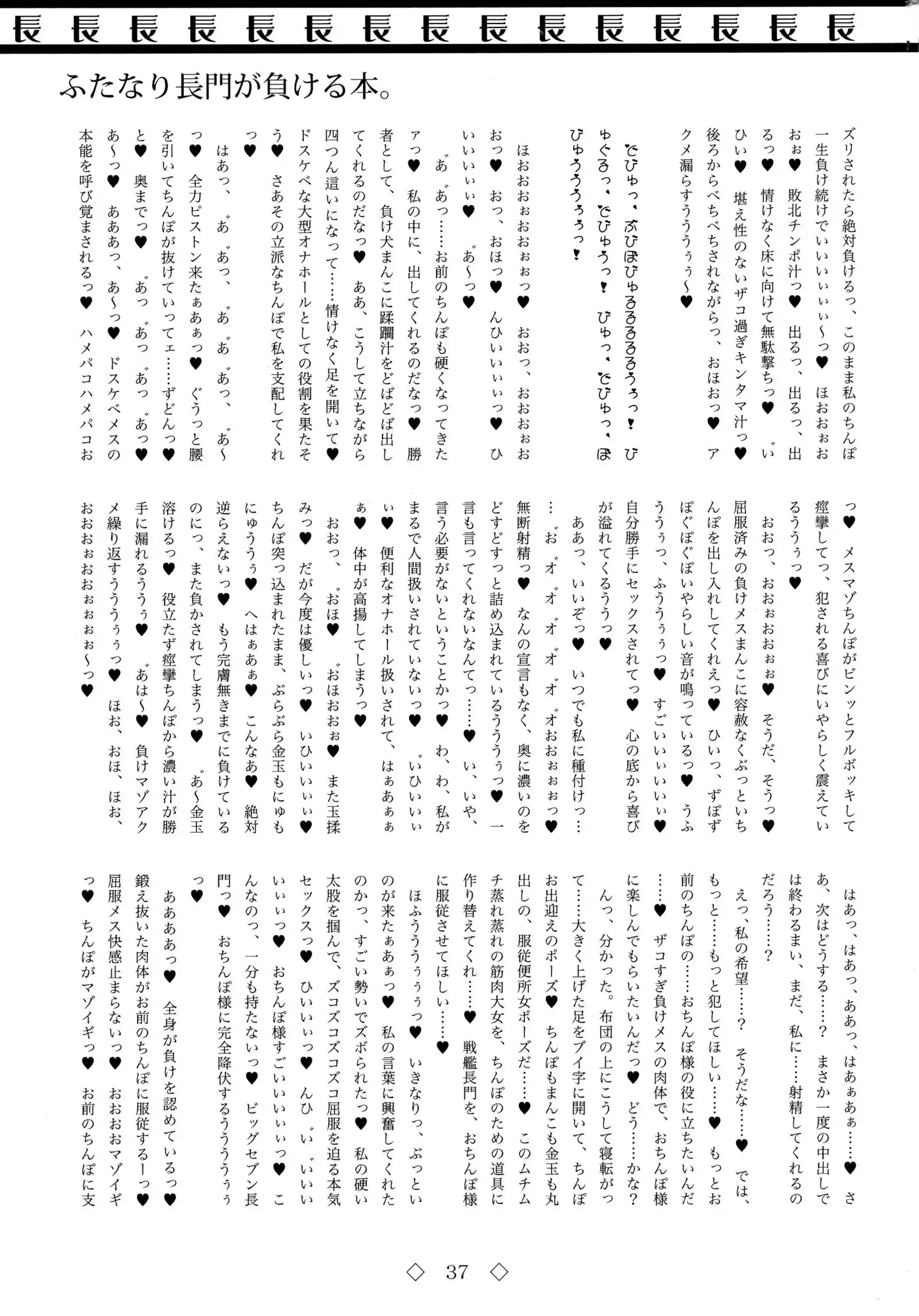 Futanari Nagato ga Makeru hon.