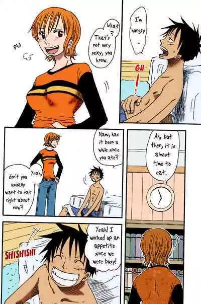 [CHANNEL KING (Fujisaki Kazuko)] Dakishimetara Kiss o Shiyou. (One Piece) [English] [Colorized]