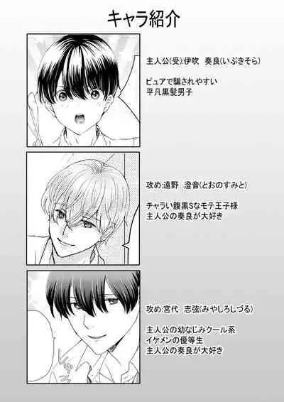 Tomodachi Sannin de Ecchi no Renshuu wo shitemita