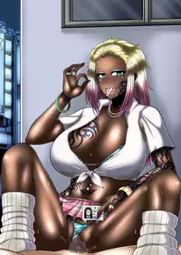 [Solid Line (Inoue Nanaki)] Kuro Ochi! Bitch-ka Gals