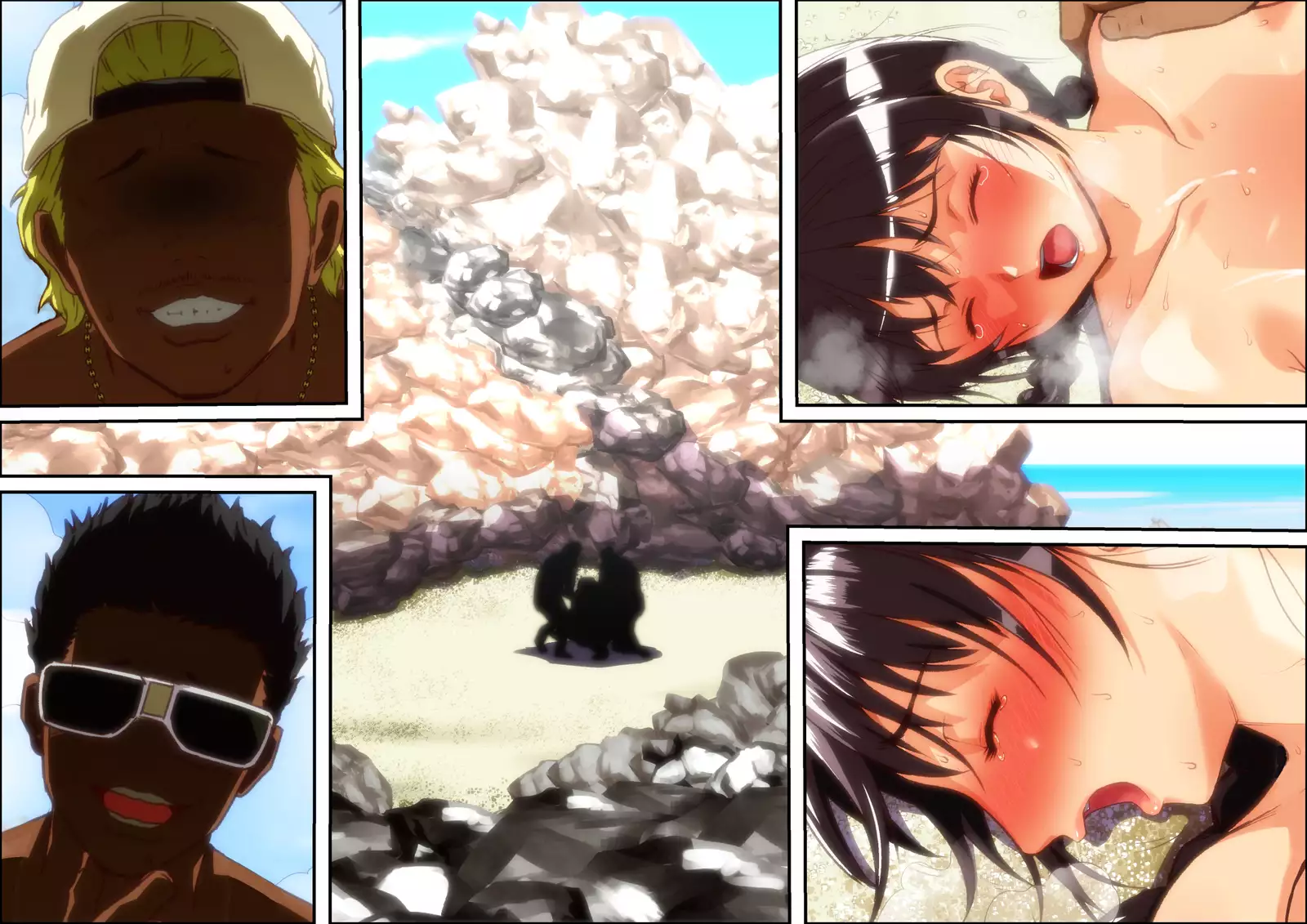 Kareshi Ga Irunoni Gouin Na Nanpa Otokotachi Ni Moteasobarechau Onnanoko