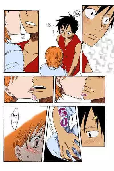 [CHANNEL KING (Fujisaki Kazuko)] Dakishimetara Kiss o Shiyou. (One Piece) [English] [Colorized]