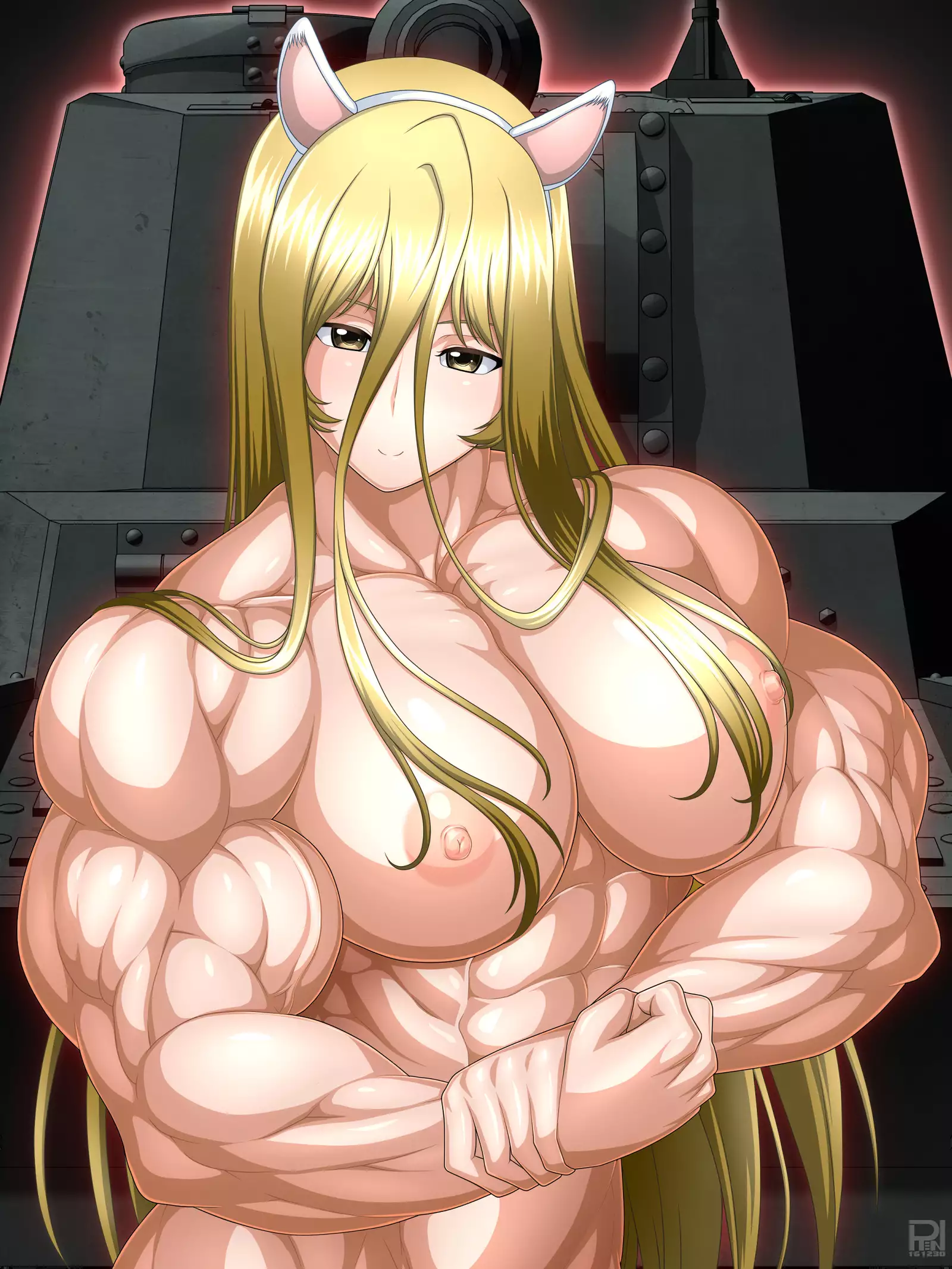 Tank Muscle Cat Girl