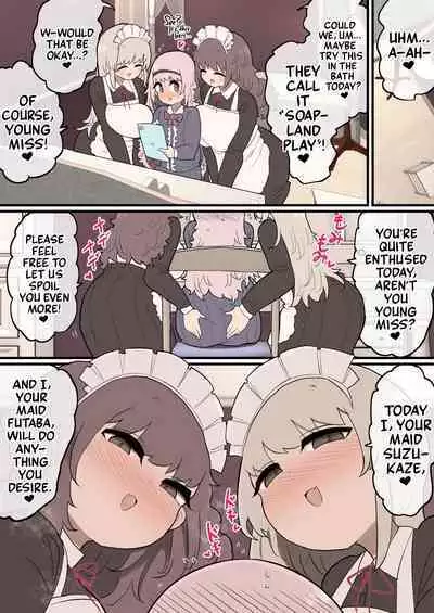 [Izumo Gasshuukoku (Momomo Gasshuukoku)] Futanari Ojousama-chan ~Senzoku Maid-san ni Shasei no Otetsudai o Shite Moraimasu!~ | ~Futanari Mistress Has Her Maids On Nut Busting Duty!~ [English] [Mr_Person Translation]