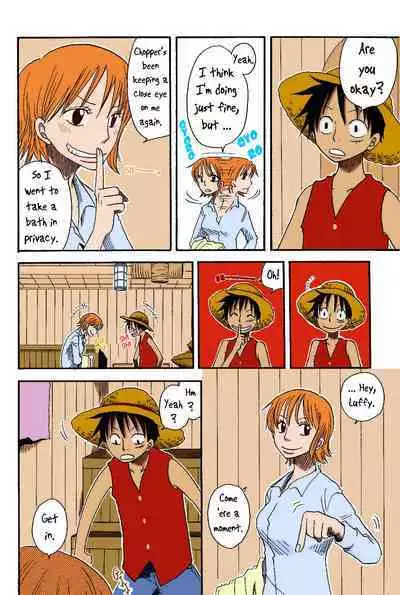 [CHANNEL KING (Fujisaki Kazuko)] Dakishimetara Kiss o Shiyou. (One Piece) [English] [Colorized]