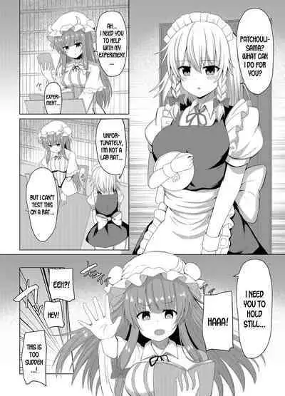 [tomikadou (tksand)] Patchouli no Jikken de Succubus ni Natta Sakuya-san (Touhou Project) [English] [desudesu] [Digital]