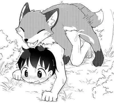 catfox22 / funiyua - A human boy becomes small and gets fucked by a male fox + extras